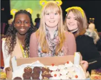  ?? FM3511844 ?? Precious Akhetuamen, Sarah Pattinson and Amanda Chapman selling cakes