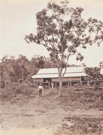  ?? Picture: NT LIBRARY ?? The site of an early telegraph station in the Douglas Daly region outside Darwin, known as "The Shackle", has been granted heritage protection