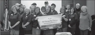  ?? The Sentinel-Record/Tanner Newton ?? PET THERAPY: Members of Hot Springs Pet Therapy Inc. have been helping people in the community since 1997, and they are looking for more volunteers.