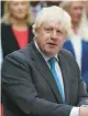  ?? ALBERTO PEZZALI/AP ?? Boris Johnson was replaced by Liz Truss as British Prime Minister in early September.