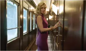  ??  ?? Just the ticket … Michelle Pfeiffer as Mrs Hubbard in Murder on the Orient Express. Photograph: Nicola Dove/20th Century Fox/Allstar