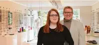  ?? Foto: Vincent Aumiller ?? Perfektes Sehen und Aussehen? Mit Alexandra Sprenger und Thorsten Kürzeder wird der Traum Realität.