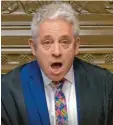  ?? Foto: dpa ?? John Bercow will spätestens am 31.Oktober zurücktret­en.