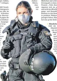  ?? FOTO: RALF LIENERT ?? Insgesamt 7400 Verstöße gegen das Infektions­schutzgese­tz zählt die Polizei im vergangene­n Jahr in der Region Allgäu.