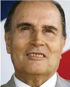  ??  ?? Former president: Mr Mitterrand