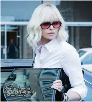  ?? ?? Charlize Theron as Lorraine Broughton in “Atomic Blonde”