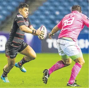  ?? SNS. ?? Damien Hoyland: got Edinburgh back into the game with his try.