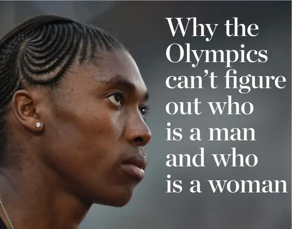  ?? TIZIANA FABI/AFP/GETTY IMAGES ?? South Africa’s Caster Semenya, who was at the centre of a bitter dispute over gender testing seven years ago, is the favourite to win the women’s 800 metres in Rio.