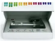  ?? 23ANDME VIA AP ?? This image released by 23andMe shows the company’s home-based saliva collection kit. Companies are playing into a rise in the profile of DNA itself as a gift item, from kits such as this to works of art.