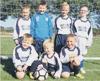  ??  ?? Eastfield Under-Sevens ready for action