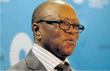  ??  ?? EXPLOSIVE ACCUSATION: Former Prasa chair Popo Molefe has told the Zondo commission of inquiry that he personally informed the ANC top six in 2015 of the blatant looting of more than R2bn at Prasa — and that they ignored his allegation­s