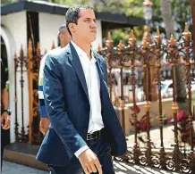  ?? FOTO REUTERS ?? Juan Guaidó bojuje o vládu s Nicolásem Madurem