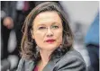  ?? FOTO: DPA ?? Andrea Nahles ( SPD) hatte bereits ein Rentenkonz­ept bis 2045 vorgelegt.