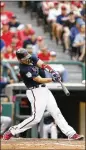  ?? GETTY IMAGES ?? Braves veteran Tyler Flowers (above) is expected to share catching duties with left-handed hitting Brian McCann, who was signed as a free agent and is in his second stint with Atlanta.