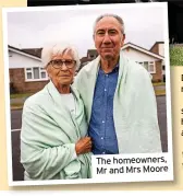  ??  ?? The homeowners, Mr and Mrs Moore
