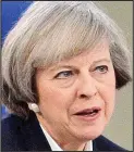  ??  ?? Sky interview: Theresa May