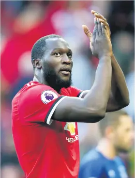  ?? Picture: Getty Images ?? GOAL-HAPPY. Romelu Lukaku has been at the forefront of Manchester United’s charge this season.