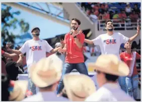  ?? CORTESÍA FEDERACIÓN. ?? El domingo pasado la cantó en el Estadio Nacional.