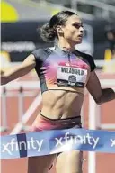  ?? AP ?? Nicht zu bremsen: die 22-jährige Sydney McLaughlin