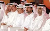  ?? Photos by Leslie Pableo ?? Sheikh Hamdan with other officials at the Islamic Economy Award 2017 in Dubai on Monday. —