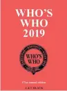  ??  ?? The new Who’s Who is out on Monday and will set you back a tidy £325.