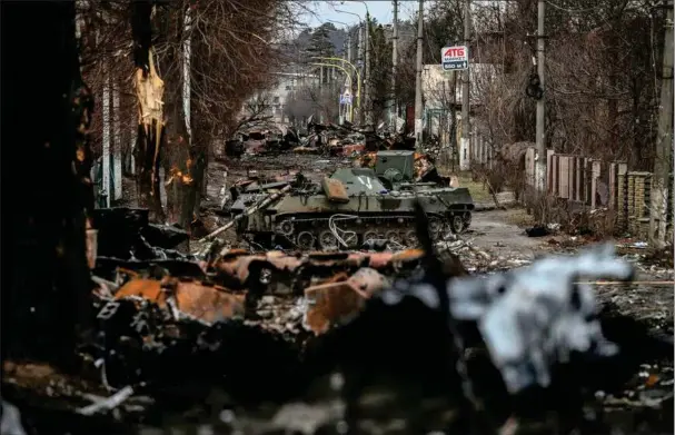  ?? ?? Krigen i Ukraine har raset i to år. Arkivfoto: Aris Messinis/AFP
