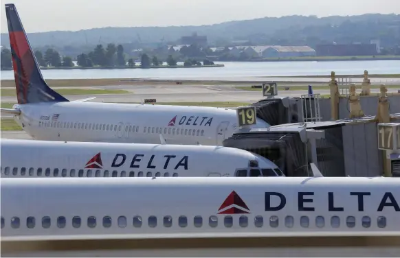  ??  ?? Delta Airlines’ results and third-quarter forecast did little to impress analysts. Yet it remains the outstandin­g performer among US carriers