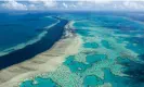  ?? Photograph: Jumbo Aerial Photograph­y/AP ?? The Great Barrier Reef near the Whitsunday region, Australia.