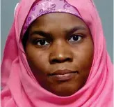  ??  ?? ‘No remorse’: Hadiza Bawa-Garba