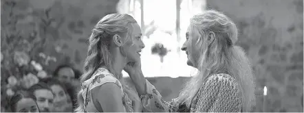  ?? Universal Pictures ?? ■ Meryl Streep and Amanda Seyfried in “Mamma Mia! Here We Go Again.”
