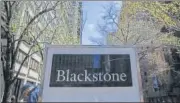  ?? BLOOMBERG ?? Blackstone said it will transfer its entire majority shareholdi­ng in Mphasis Ltd from its existing fund to two new funds.