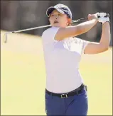  ?? Michael Reaves / Getty Images ?? Sei Young Kim leads the CME Group Tour Championsh­ip at Tiburon Golf Club by one stroke over Jin Young Ko heading into Sunday’s final round.