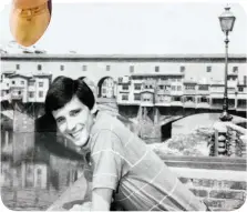  ?? ?? Sebastian Coe, oggi 66 anni, nel 1981 a Ponte Vecchio a Firenze