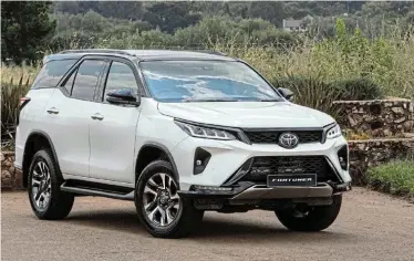  ?? ?? EDGY DESIGN: The seven-year old SUV has been freshened up with a bolder new design