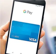  ?? FOTO: VISA ?? El sistemade pagos de Google permitirá operar a través del celular. E-WalletLa plataforma de pagos permite operar desde el celular, a través del sistema NFC, sin contacto.