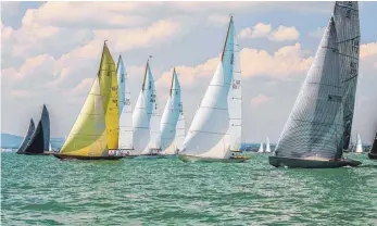  ?? FOTO: TOBIAS STÖRKLE ?? Beim „Aguti Classic Cup 2018“wetteifert­en am Wochenende 47 Boote um den Sieg.