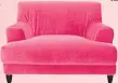  ??  ?? Left: Pink Askem loveseat £1,100, Habitat