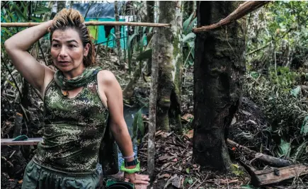  ?? THE WASHINGTON POST PHOTO BY JOAO PINA ?? Yurluey Mendoza, 33, is a FARC fighter who joined the rebels at age 14. Like many rebels, she is preparing to re-enter the modern world after years at war.