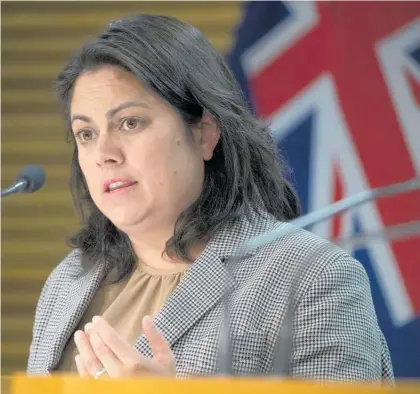  ?? Photo / Mark Mitchell ?? Associate Minister of Health Dr Ayesha Verrall.