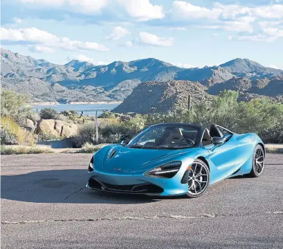  ?? SAMI HAJ-ASSAAD PHOTOS/ AUTOGUIDE.COM ?? The McLaren 720S Spider is not only fast and beautiful, but surprising­ly comfortabl­e and well equipped to handle the road.