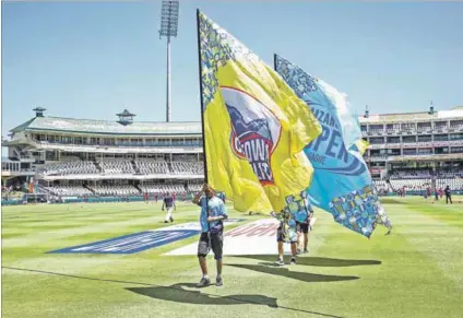  ?? Photo: EJ Langer/gallo Images ?? Halfmast: A Mzansi Super League match last weekend, at which journalist­s had their accreditat­ion revoked. CSA is dealing with several issues − including allegation­s of financial malfeasanc­e, and a lack of transparen­cy about its workings − and chief executive Thabang Moroe (below) may be on his way out.