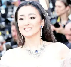  ??  ?? Gong Li during the Cannes Film Festival.