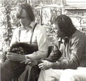  ??  ?? Clive Palmer (left) and Bob Devereux in the 1970s and (left) the newly re-released album of their work