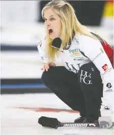  ?? JIM WELLS ?? Jennifer Jones will face Tracy Fleury on Friday in the wild-card play-in game with a spot in the Scotties Tournament of Hearts on the line.