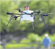  ?? MEL EVANS/AP ?? With the number of commercial drones expected to soar into the millions in the next few years, it spells an opportunit­y for budding drone mechanics.
