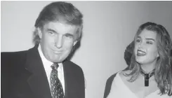  ??  ?? HACE 25 AÑOS. Donald Trump y Brooke Shields, en 1992.