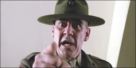  ?? VALLEY PRESS FILES ?? R. Lee Ermey was a drill instructor in the United States number of film roles, including that of the “Gunny” in the Marine Corps before later making a name for himself in a movie “Full Metal Jacket.”