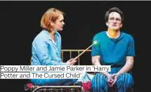  ??  ?? Poppy Miller and Jamie Parker in ‘Harry