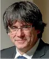  ??  ?? Carles Puigdemont