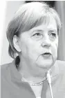  ??  ?? ANGELA MERKEL